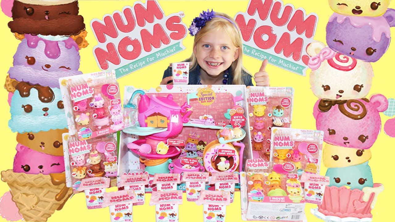 Num Noms Stackable Scented Ice Cream Toys Unboxing BRAND NEW JUST RELEASED!! BLIND BOX TOO!