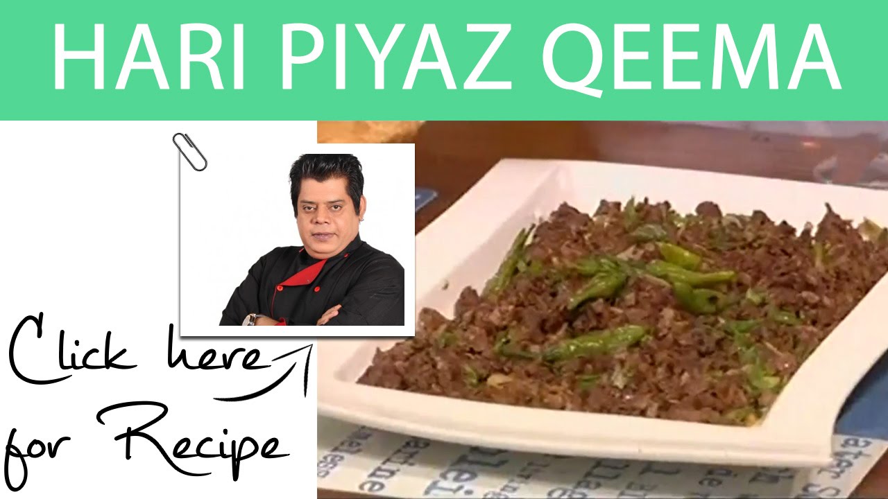 Dawat Recipe Hari Piyaz Qeema by Chef Gulzar Hussain Masala TV 16 September 2016