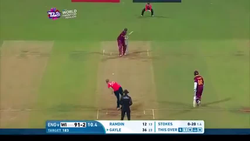 Chris Gayle Innings for West Indies V England ICC WT20 2016