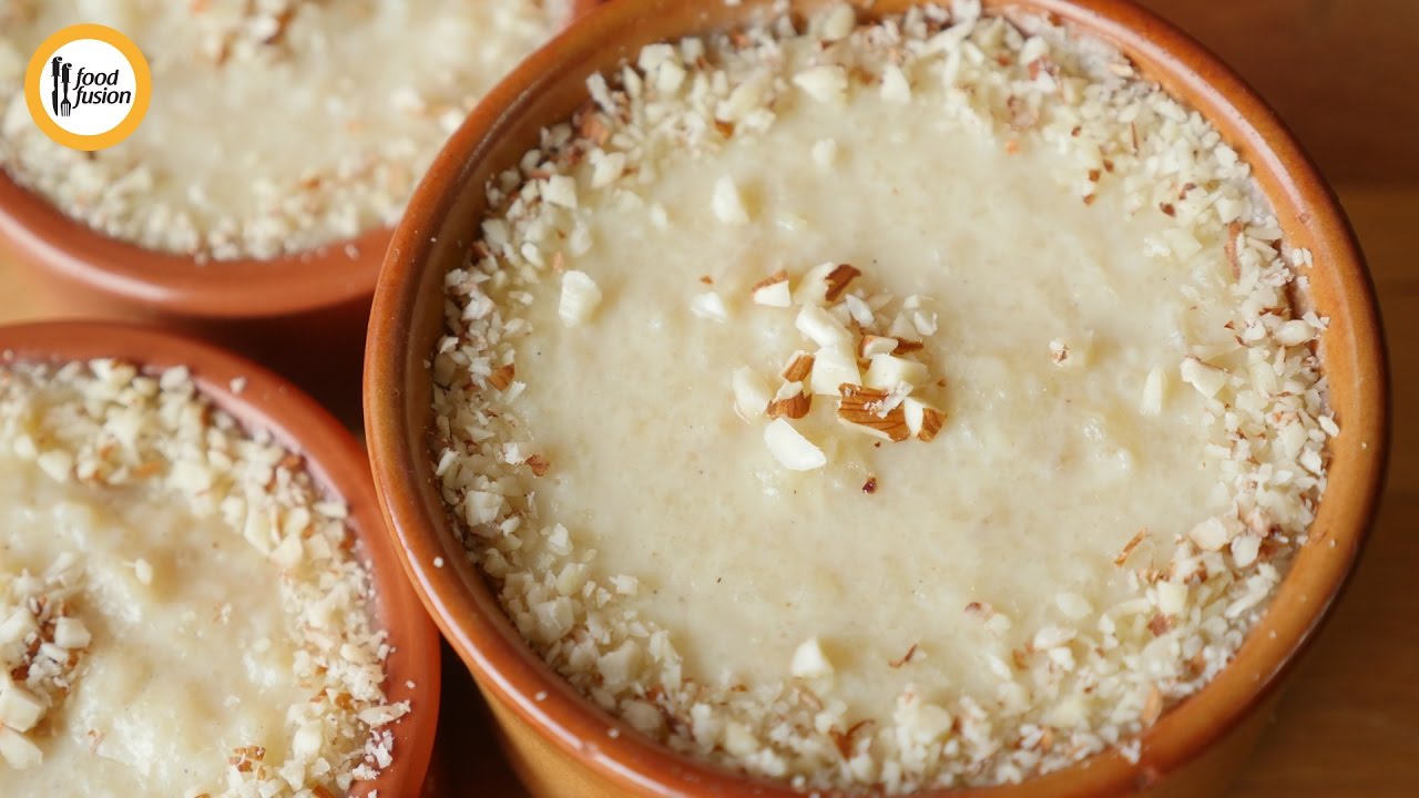 Rice Kheer Recipe by Food Fusion