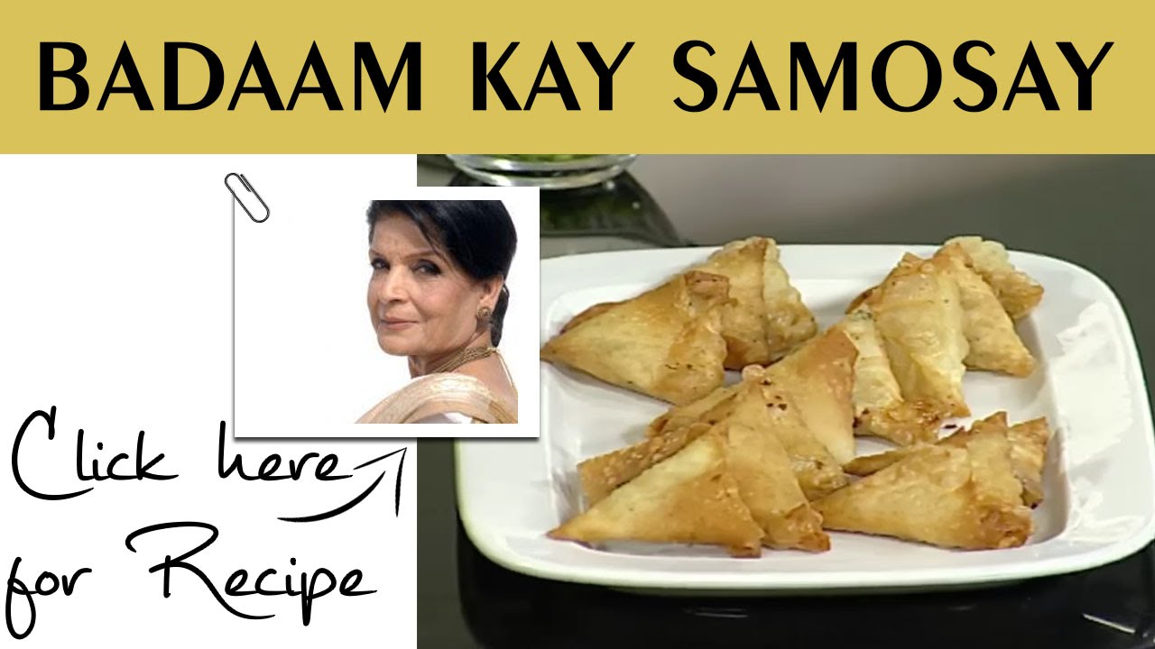Handi Recipe Chicken Aur Badaam Kay Samosay by Chef Zubaida Tariq Masala TV 02 June 2016