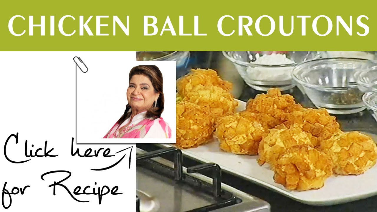 Masala Mornings Recipe Chicken Ball Croutons by Shireen Anwar Masala TV 21 June 2016