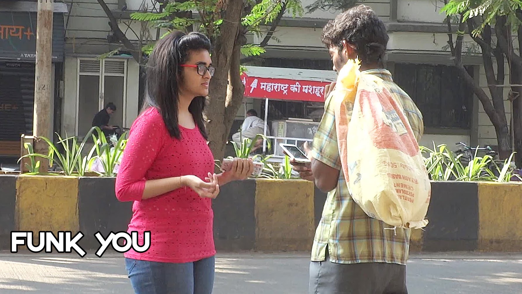 Beggar with iPhone Prank by Funk You (Pranks in India) (English Subtitles)