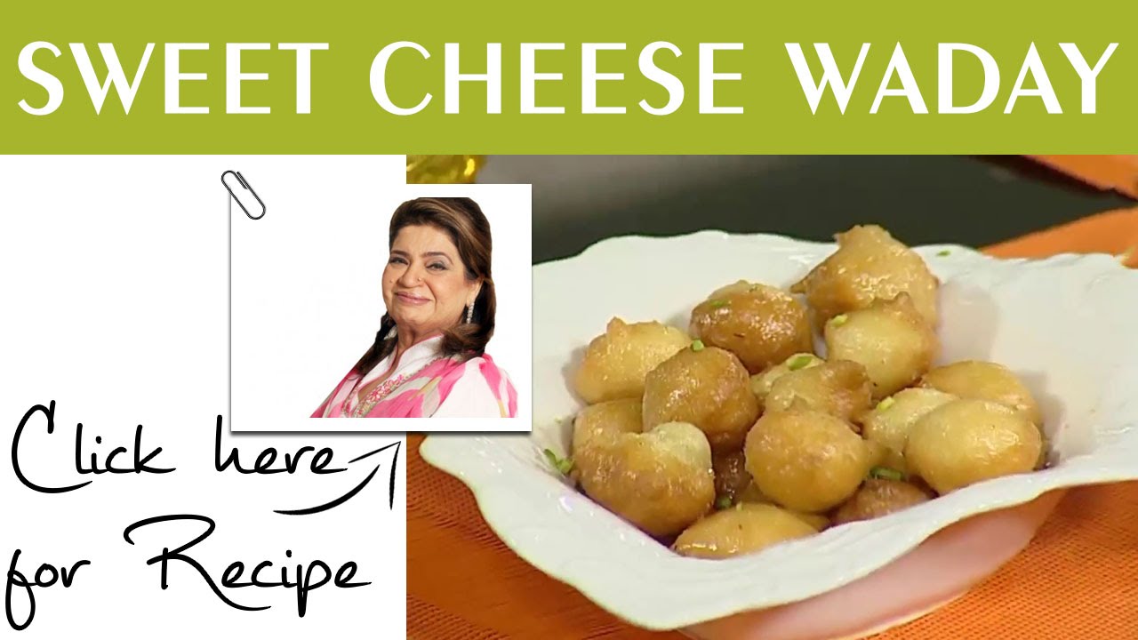 Masala Morning Recipe Sweet Cheese Waday by Chef Shireen Anwar Masala TV 24 May 2016