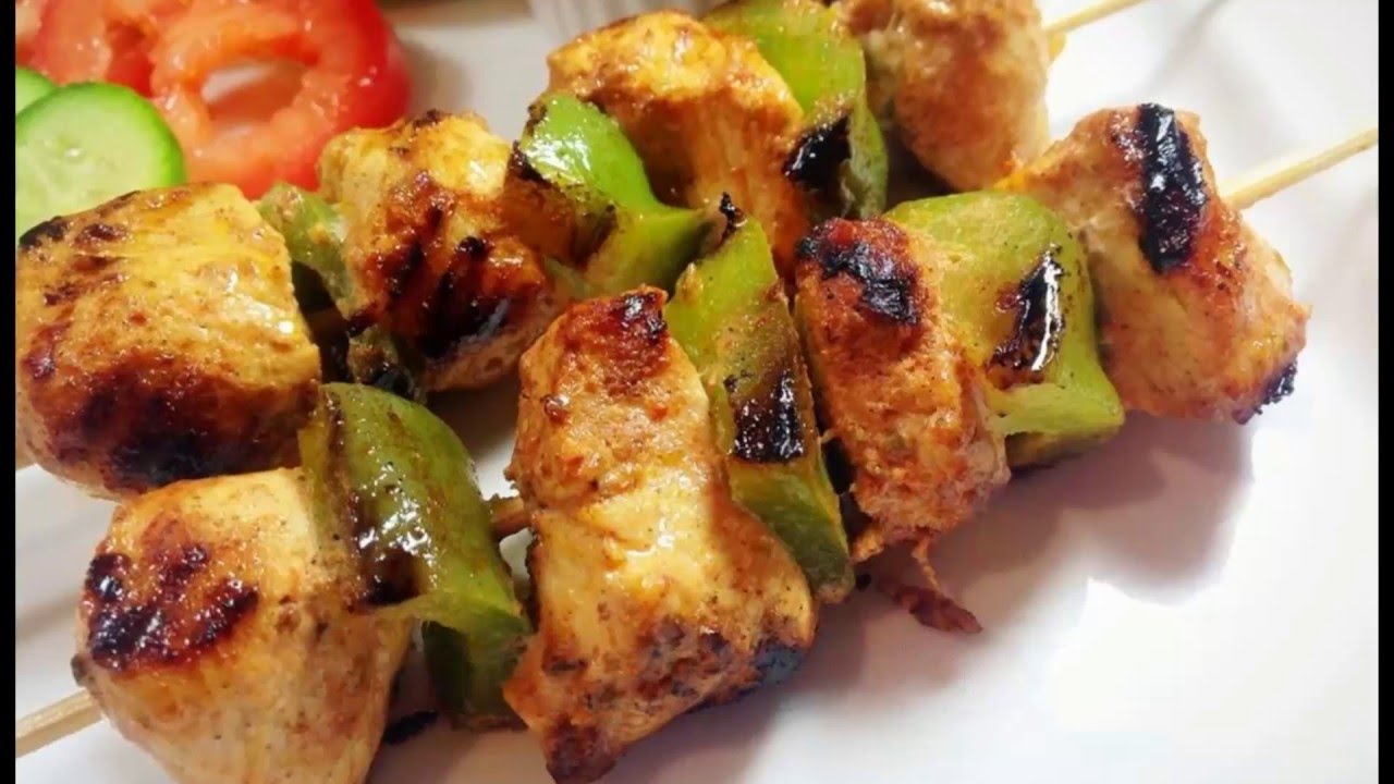 Shish Taouk Chicken Kebab Recipe by (HUMA IN THE KITCHEN)