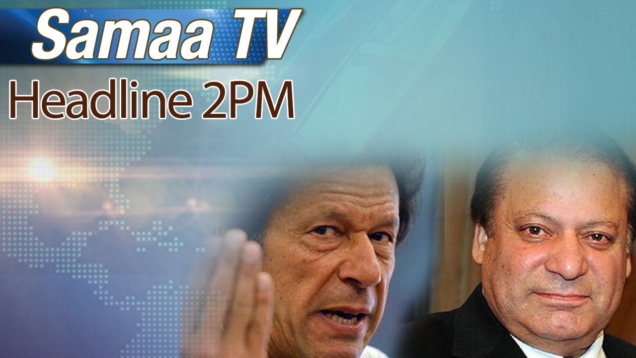 Samaa HeadLines | 2 PM | SAMAA TV | 24 Oct 2016