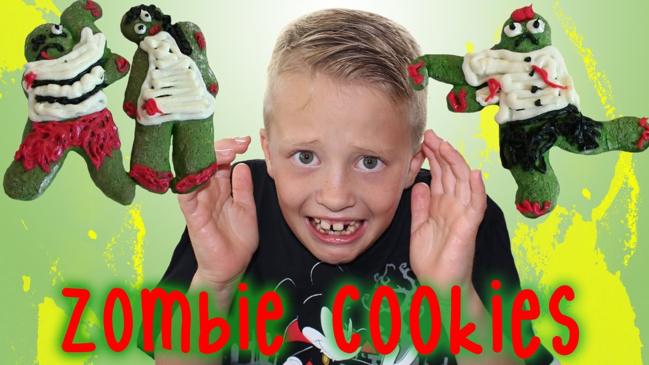 Halloween Zombie Cookies & Witch's Brew Cupcakes