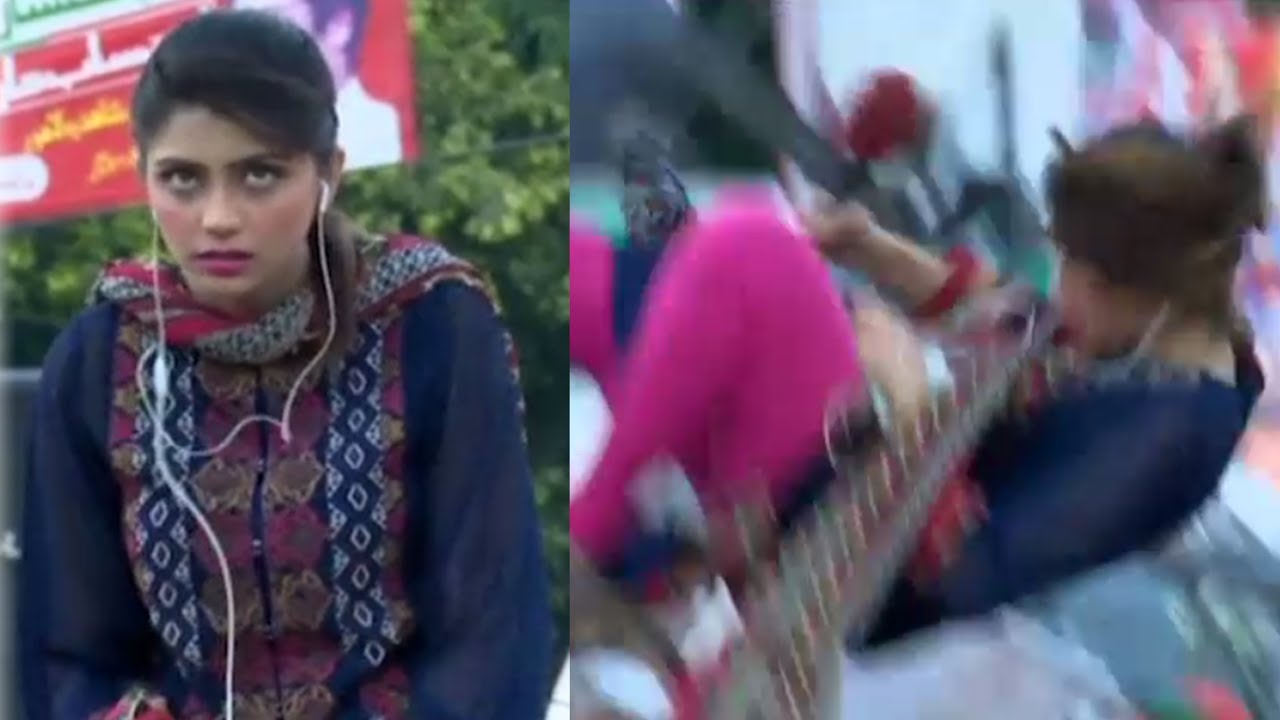 92 News Female reporter Live reporting kie duran BEHOSH