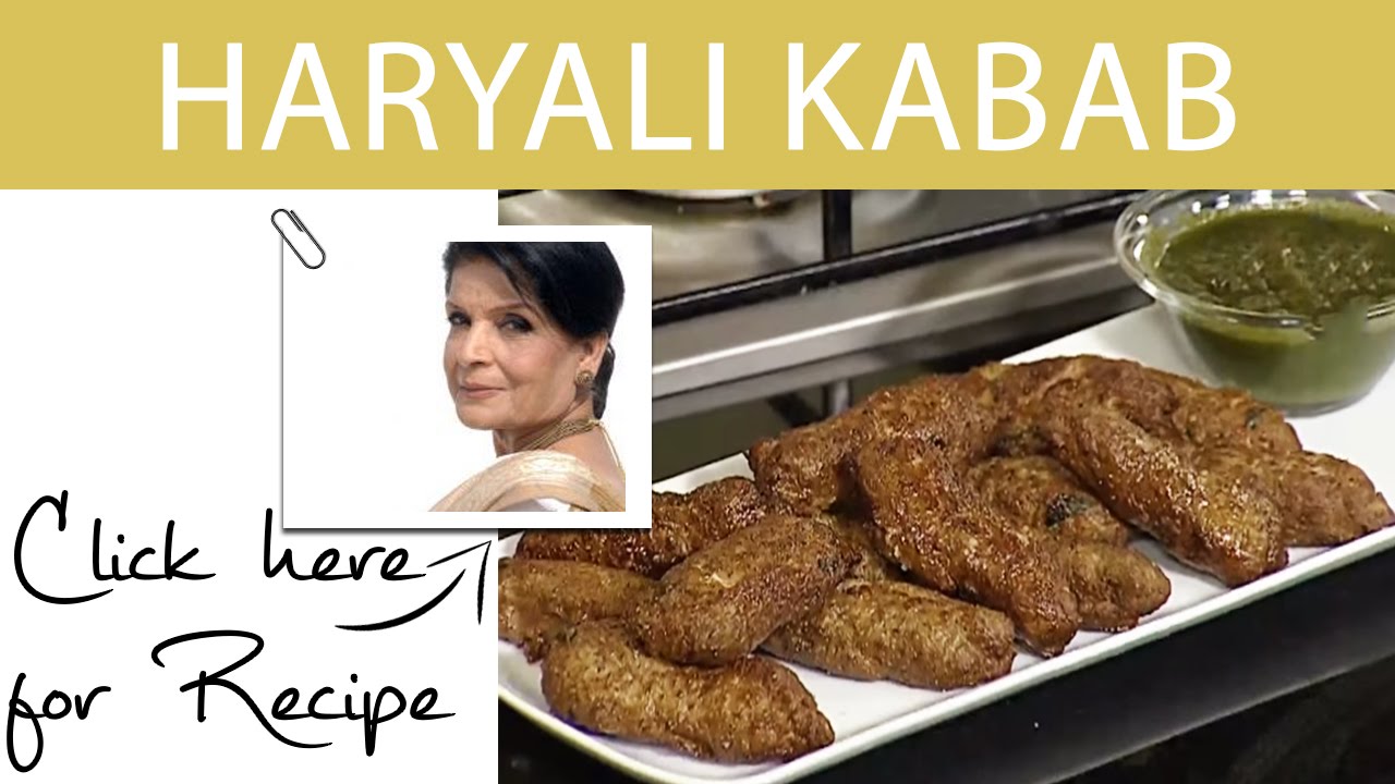 Handi Recipe Haryali Kabab by Chef Zubaida Tariq Masala TV 5 Sep 2016