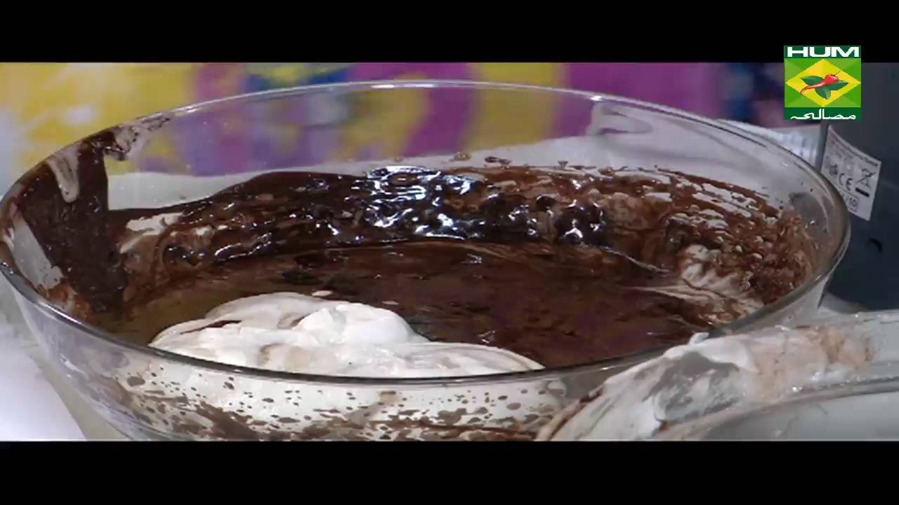 Lazzat Ki Dastak Recipe Almond Chocolate Mousse by Zarnak Sidhwa Masala TV