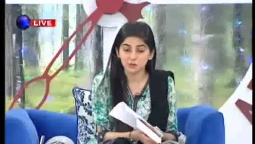 The Morning Show with Sanam Baloch 9th August 2016