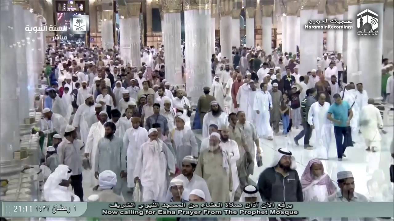 2nd Ramadan 1437 Madeenah 'Isha Adhaan