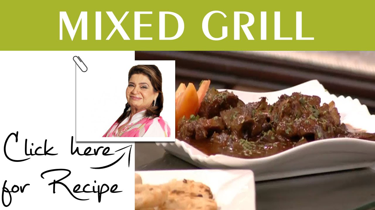 Masala Mornings Eid Special Recipe Mixed Grill by Chef Shireen Anwar Masala TV 8 July 2016