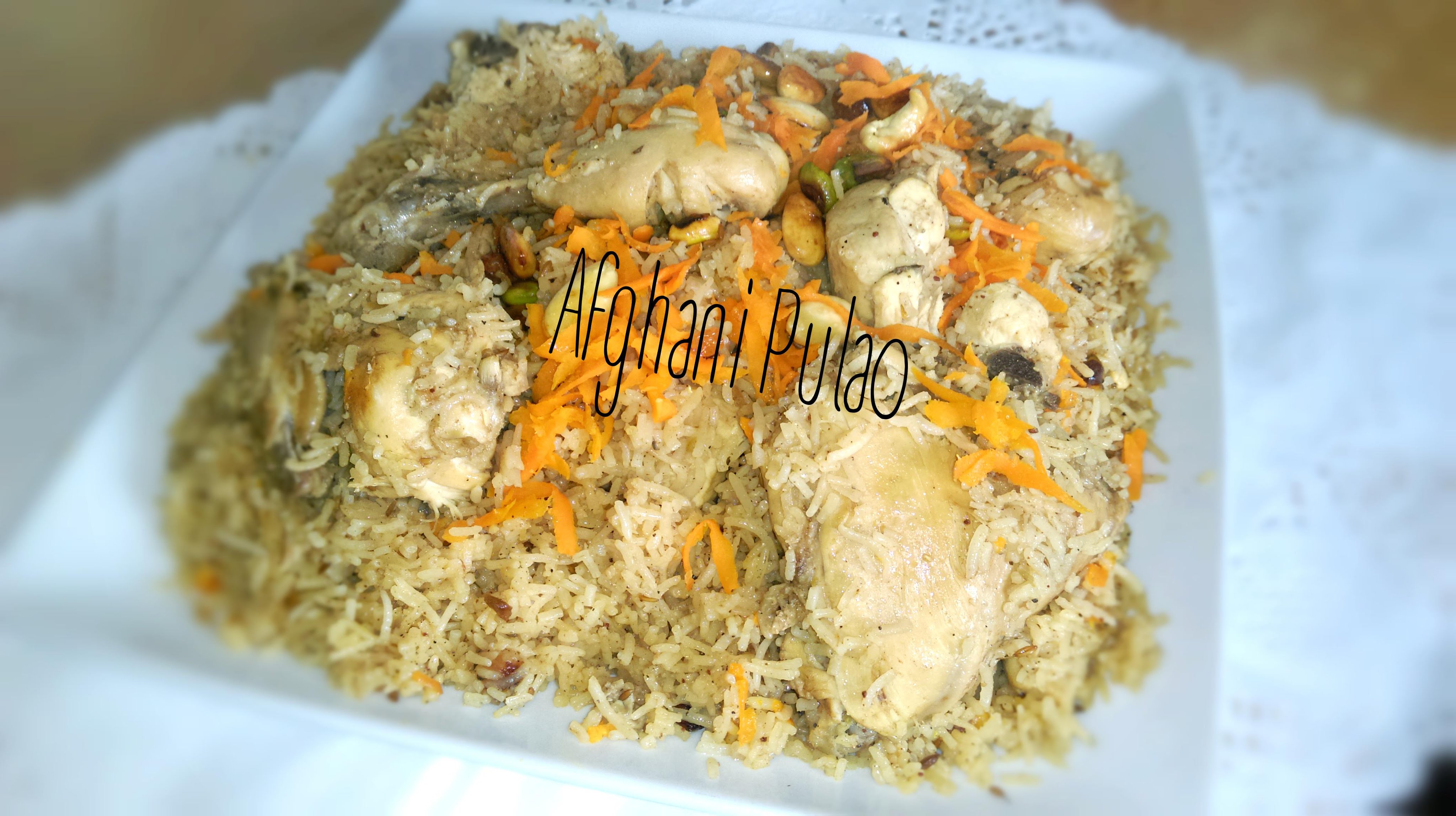Afghani Pulao - Farah's Cooking Diary