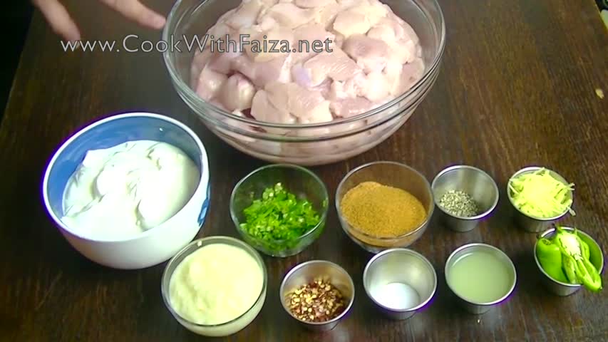 CHICKEN BOTI MASALA - چکن بوٹی مثالہ -*COOK WITH FAIZA*