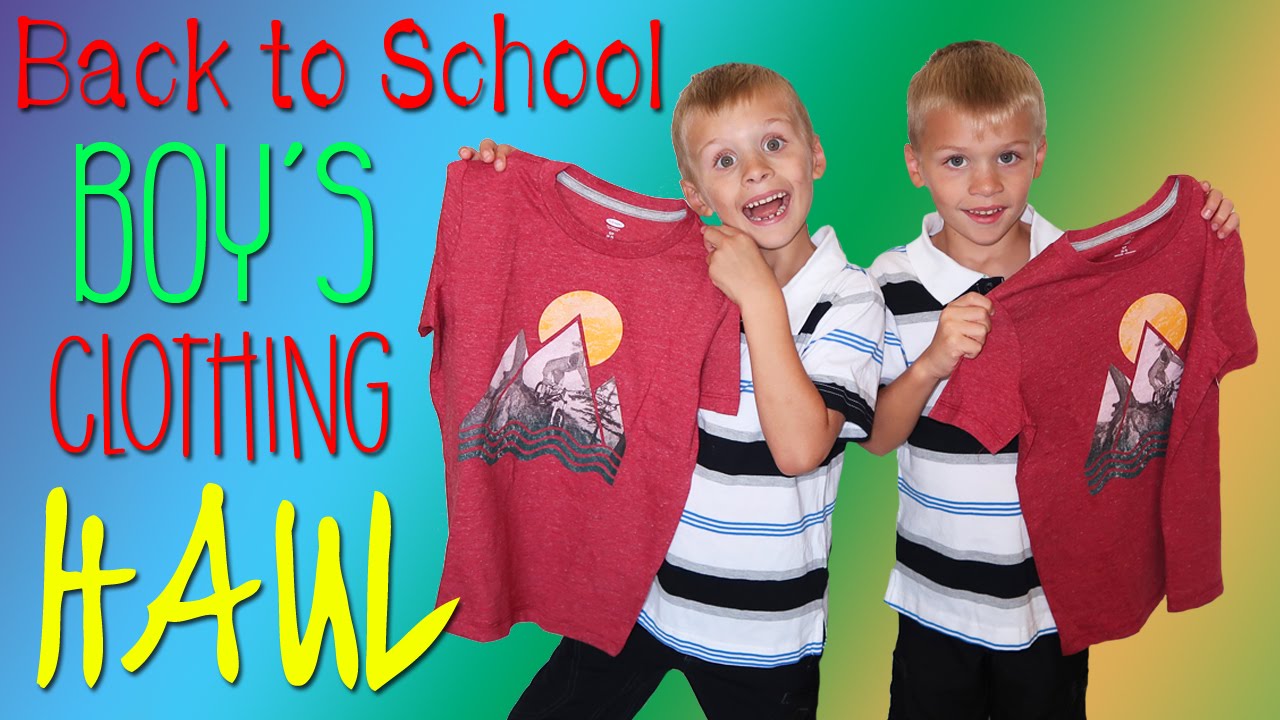 Boys Back to School Clothing Haul