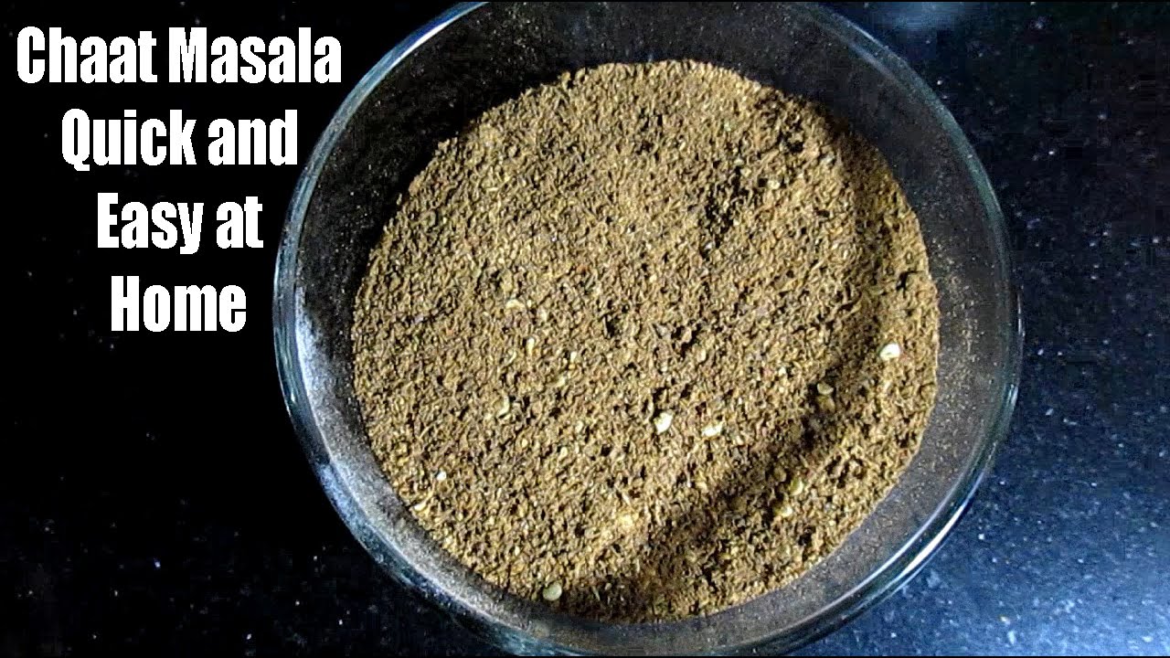 CHAAT MASALA RECIPE 