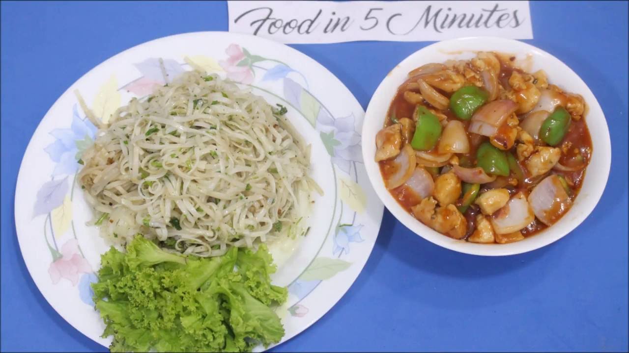 Chicken Chow Mein Instant Recipe By Food In 5 Minutes