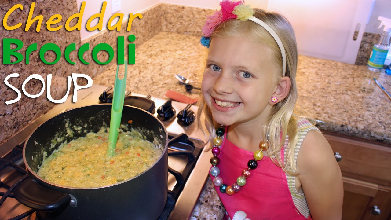 Kid Size Cooking: Broccoli Cheddar Soup