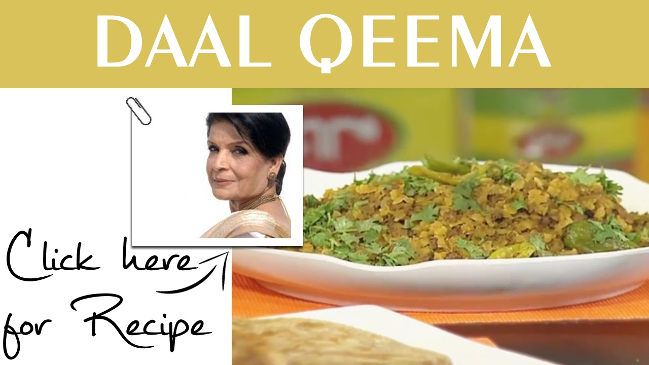 Handi Recipe Daal Qeema by Chef Zubaida Tariq Masala TV 11 August 2016
