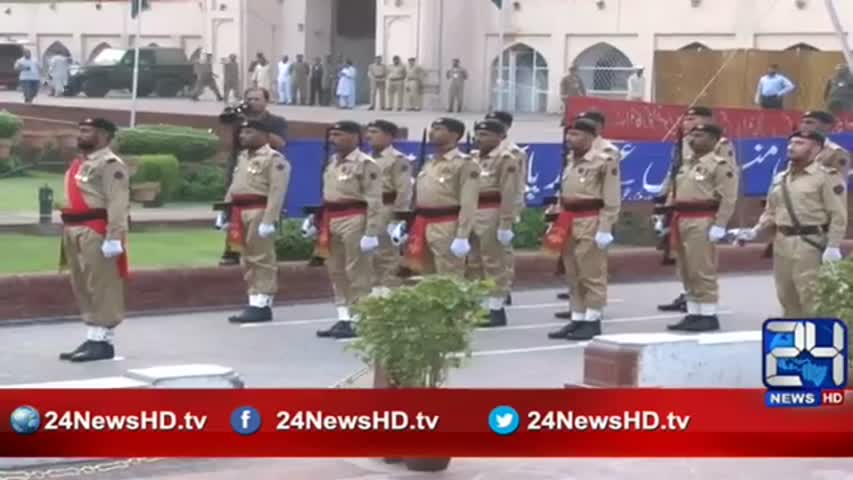24 Report: Changing of guards ceremony at Mazar e Iqbal Lahore