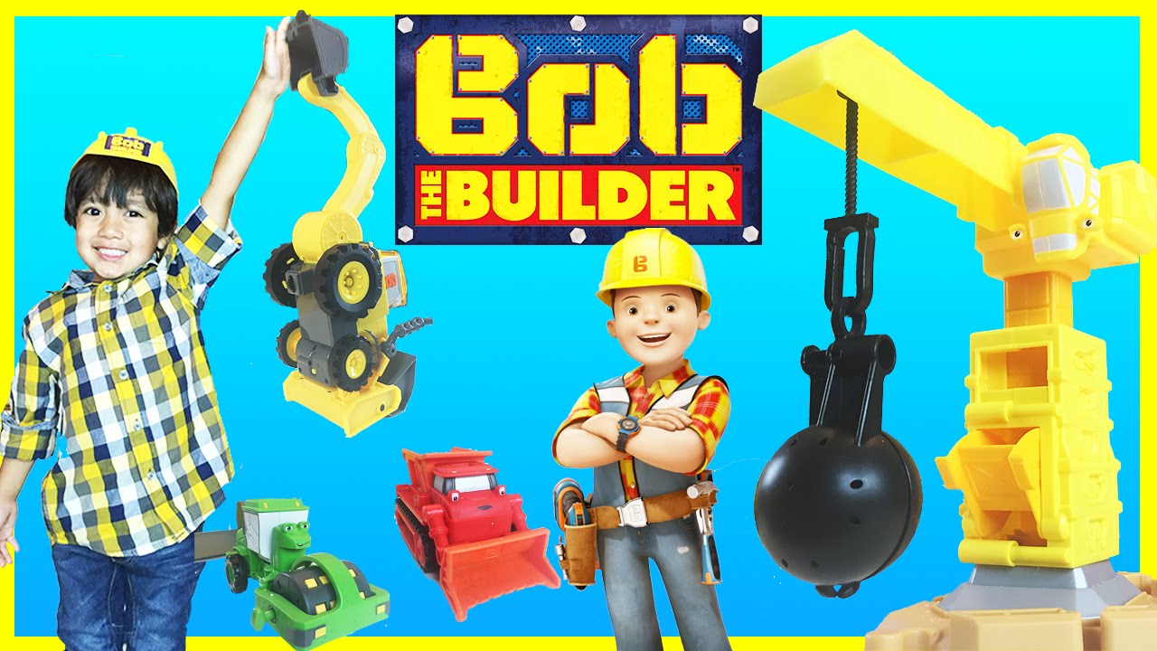 Bob the Builder RC Super Scoop Vehicle and Mash & Mold Construction Site with Playsand Toys for Kids