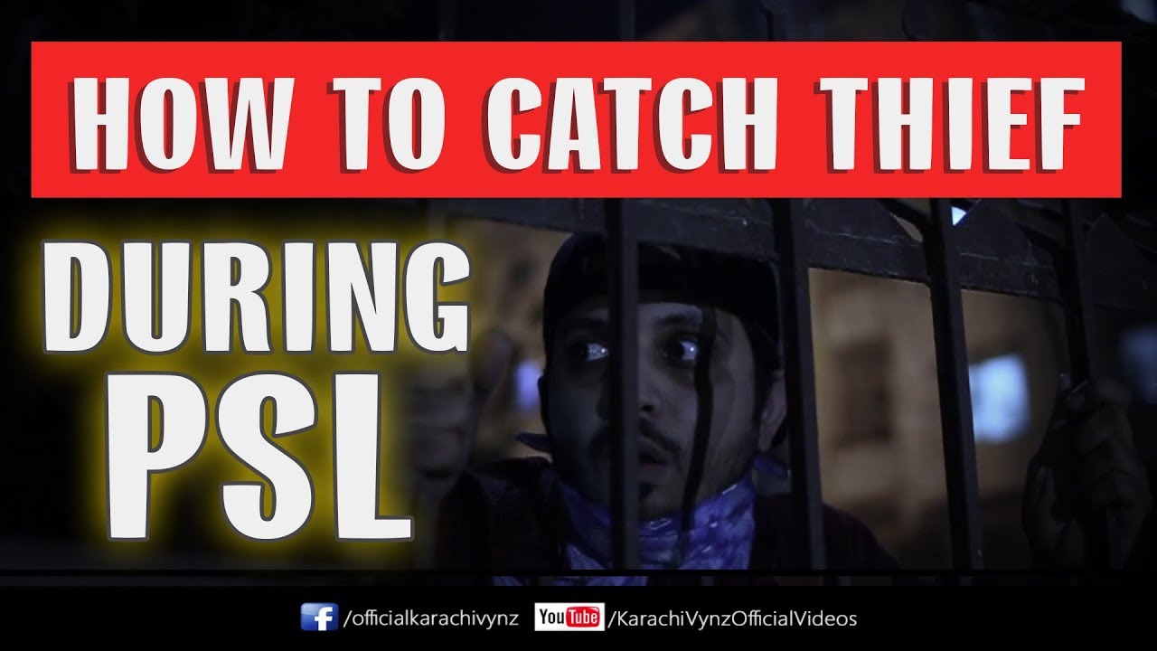 How To Catch Thief During PSL | Karachi Vynz Official