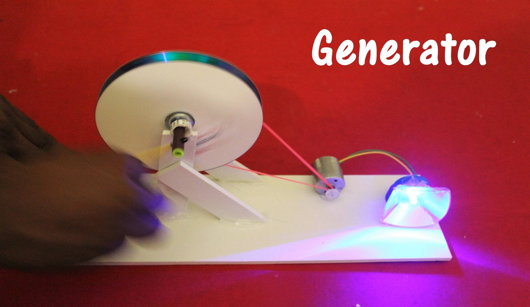 How to make a Generator at home - Easy