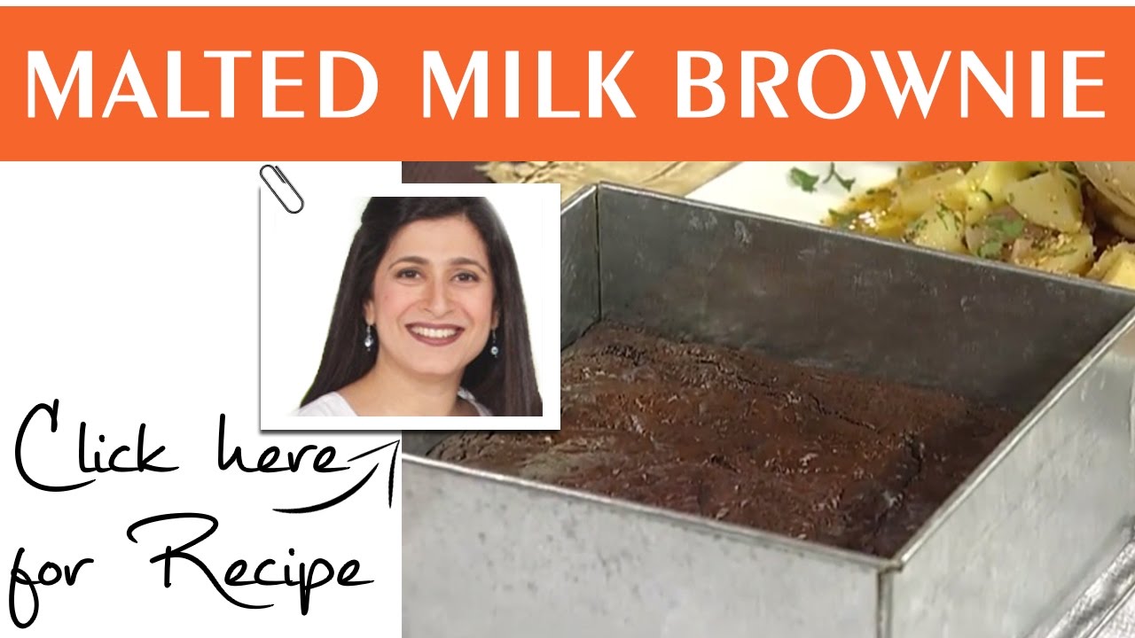 Food Diaries Recipe Malted Milk Brownie by Chef Zarnak Sidhwa Masala TV 21 October 2016