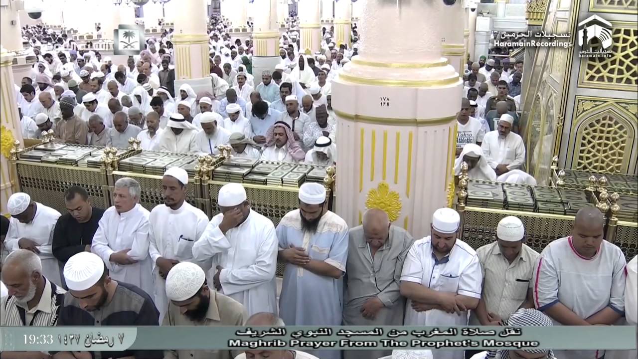 8th Rmaadan 1437 Madeenah Maghrib Sheikh Qaasim