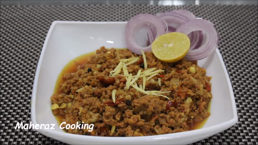 kharey masale ka qeema