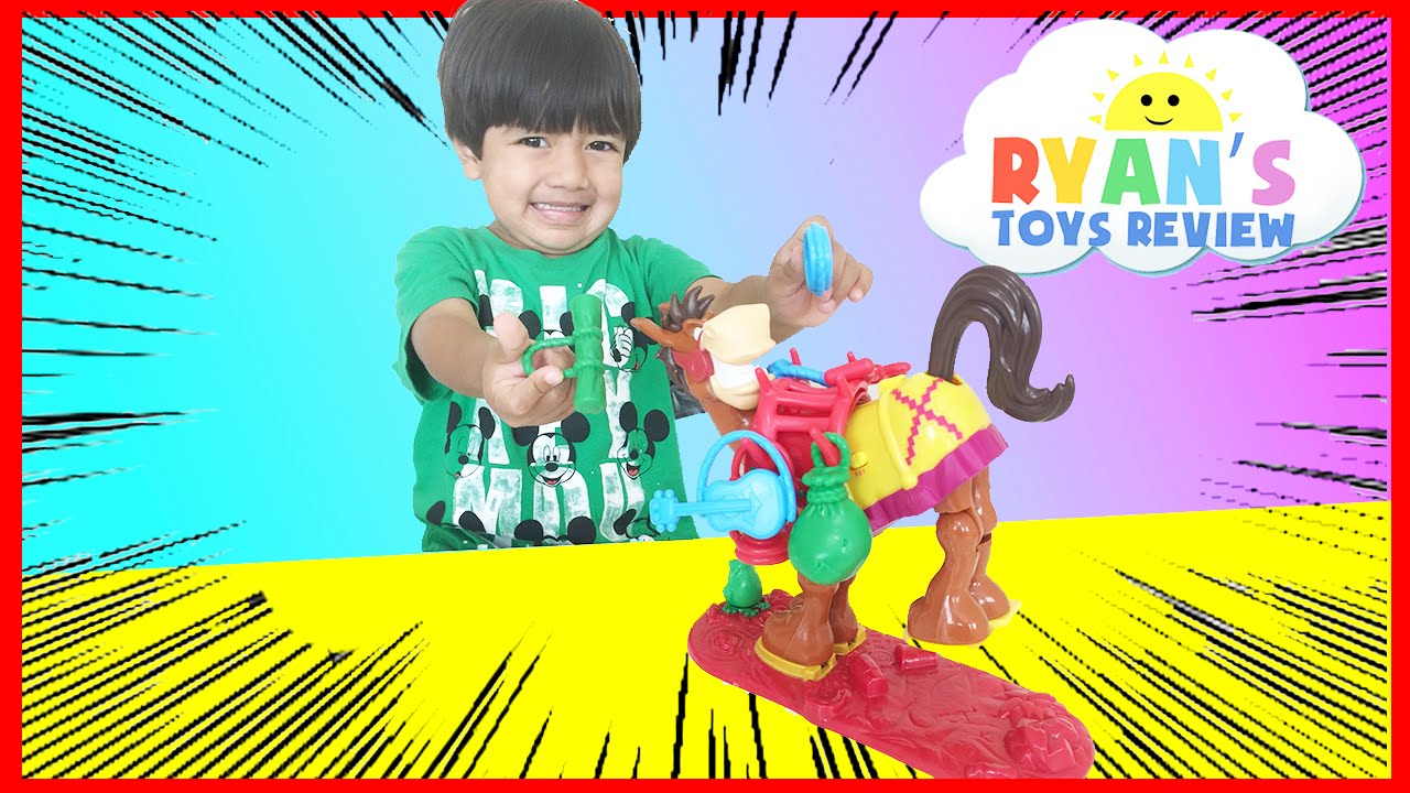 Family Fun Game Night Buckaroo Elefun & Friends toys for kids Egg surprise toy Ryan ToysReview