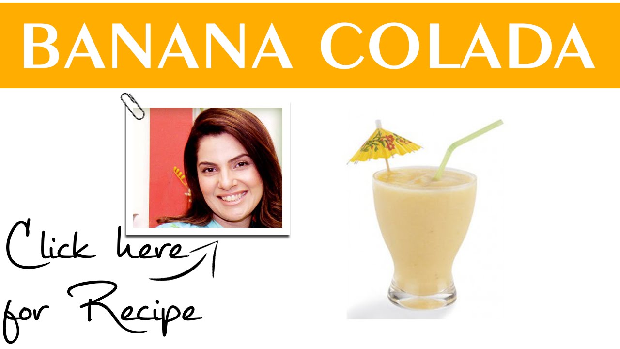 Lively Weekends Recipe Banana Colada by Kiran Khan Masala TV 06 August 2016