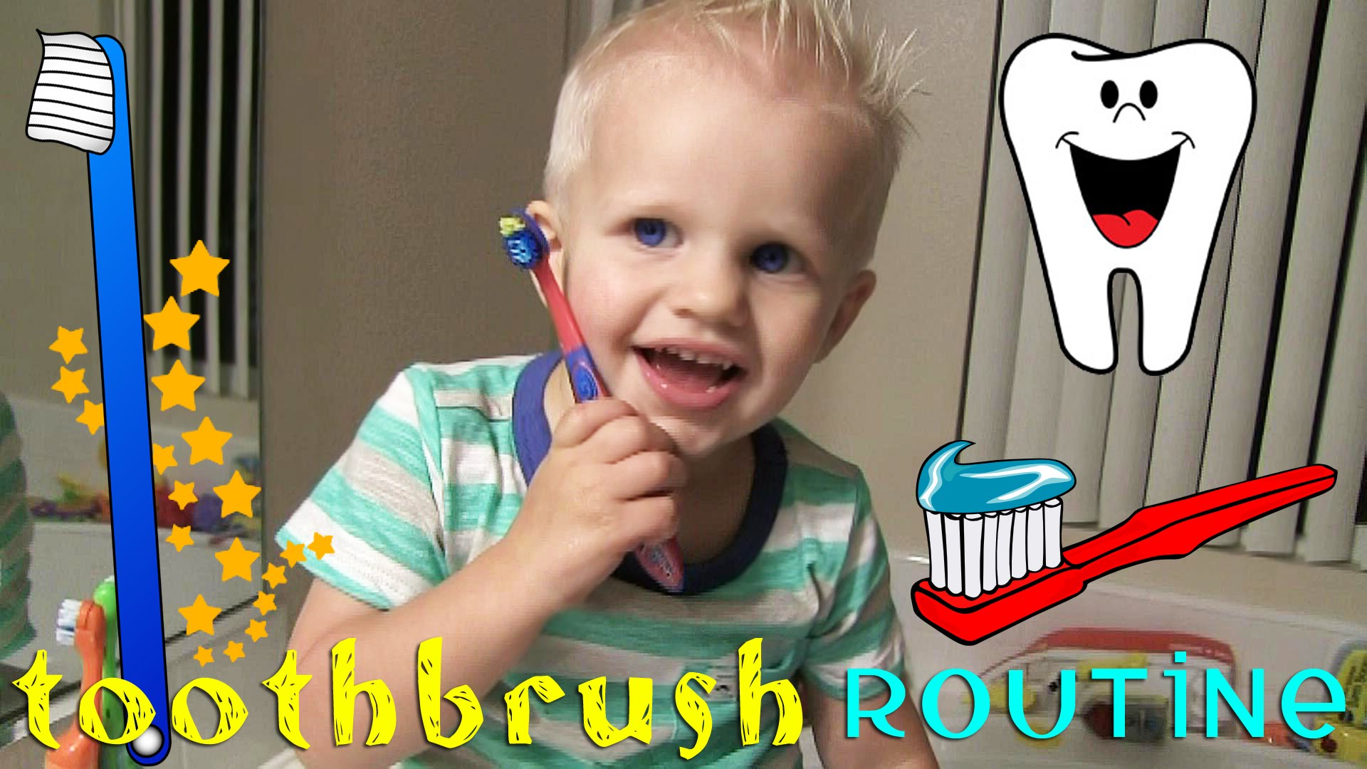 Michael's Happy Tooth Brushing Routine