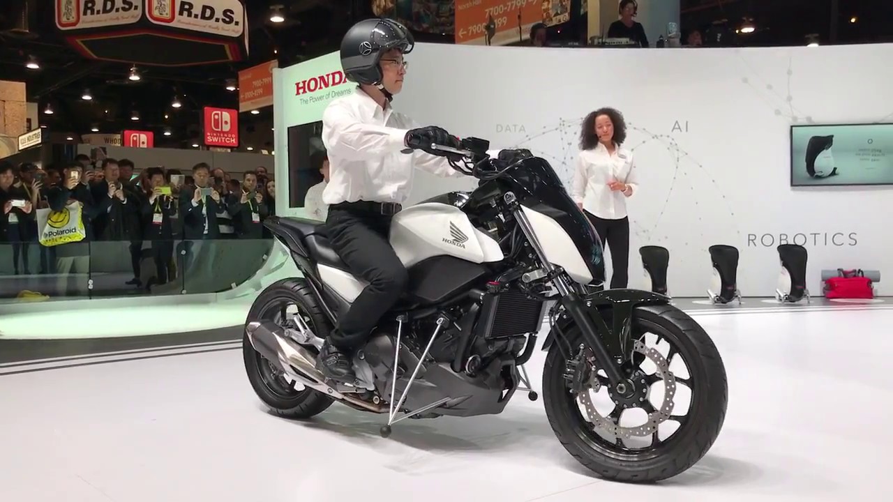 Honda releases the self-supporting bike 