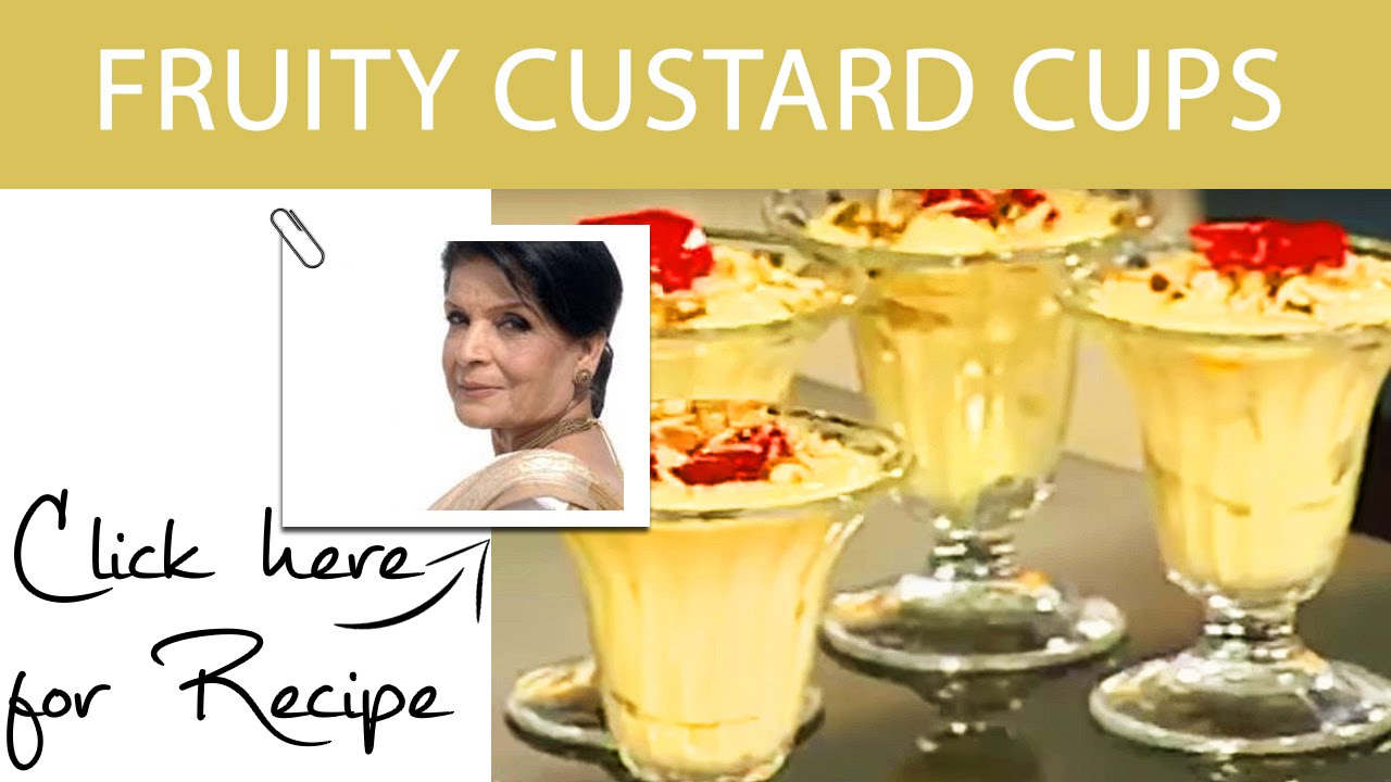 Handi Recipe Fruity Custard Cups by Chef Zubaida Tariq Masala TV 24 June 2016