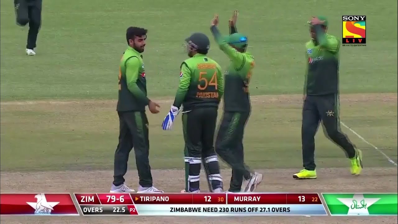 Pakistan vs Zimbabwe 1st ODI Full Highlights 2018 - 13 July 2018