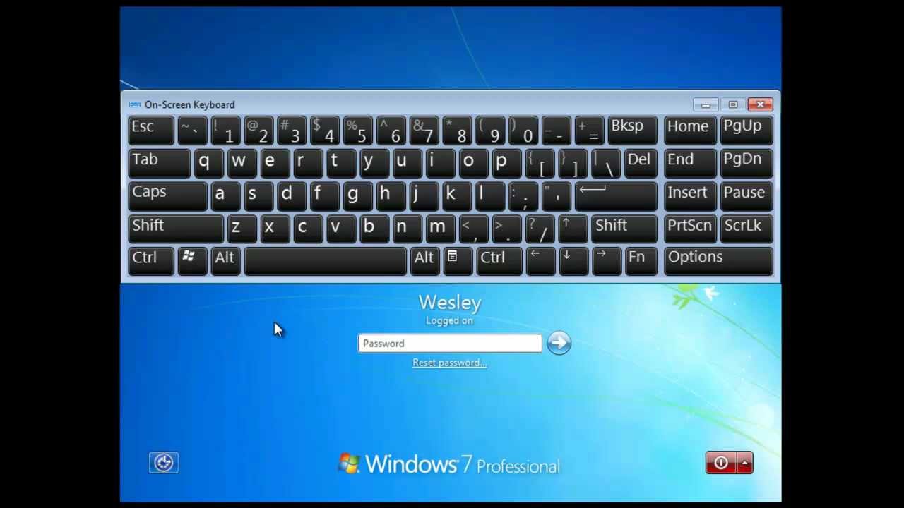 How to Reset a Windows Password Through a Backdoor