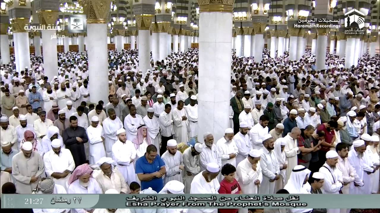 28th Ramadan 1437 Madeenah Isha by Sheikh Bu'ayjan