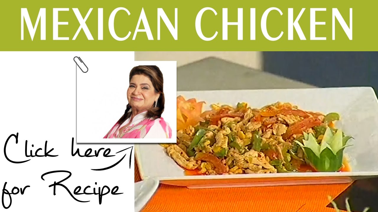 Masala Mornings Recipe Mexican Chicken by Chef Shireen Anwar Masala TV 19 October 2016