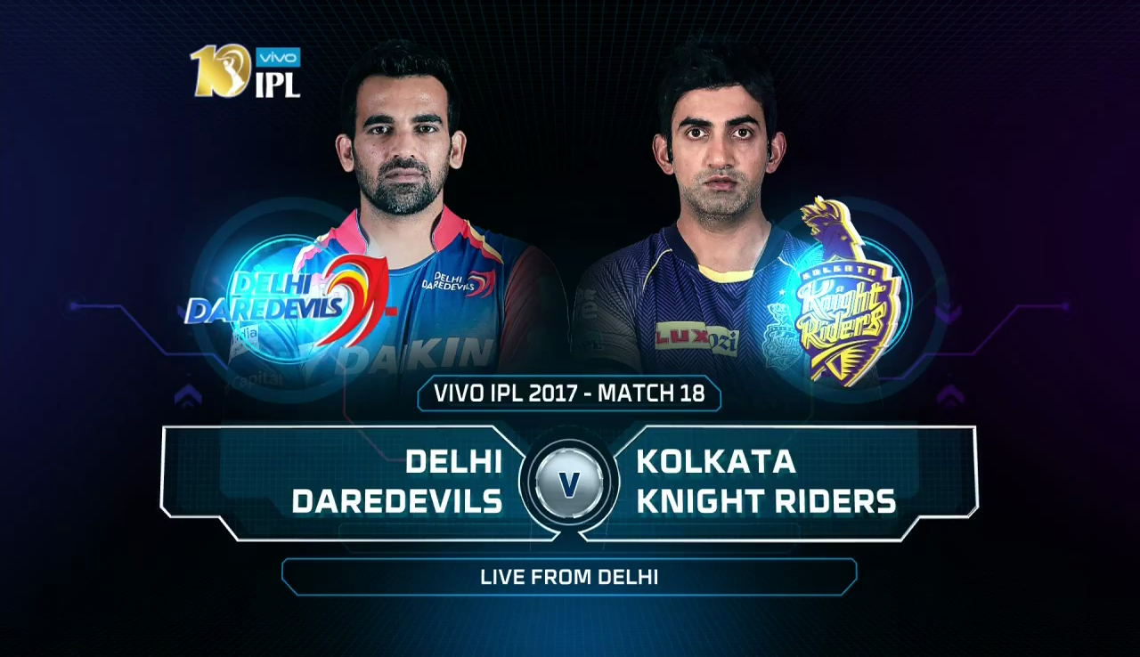 IPL 2017 18th Match DD vs KKR Highlights