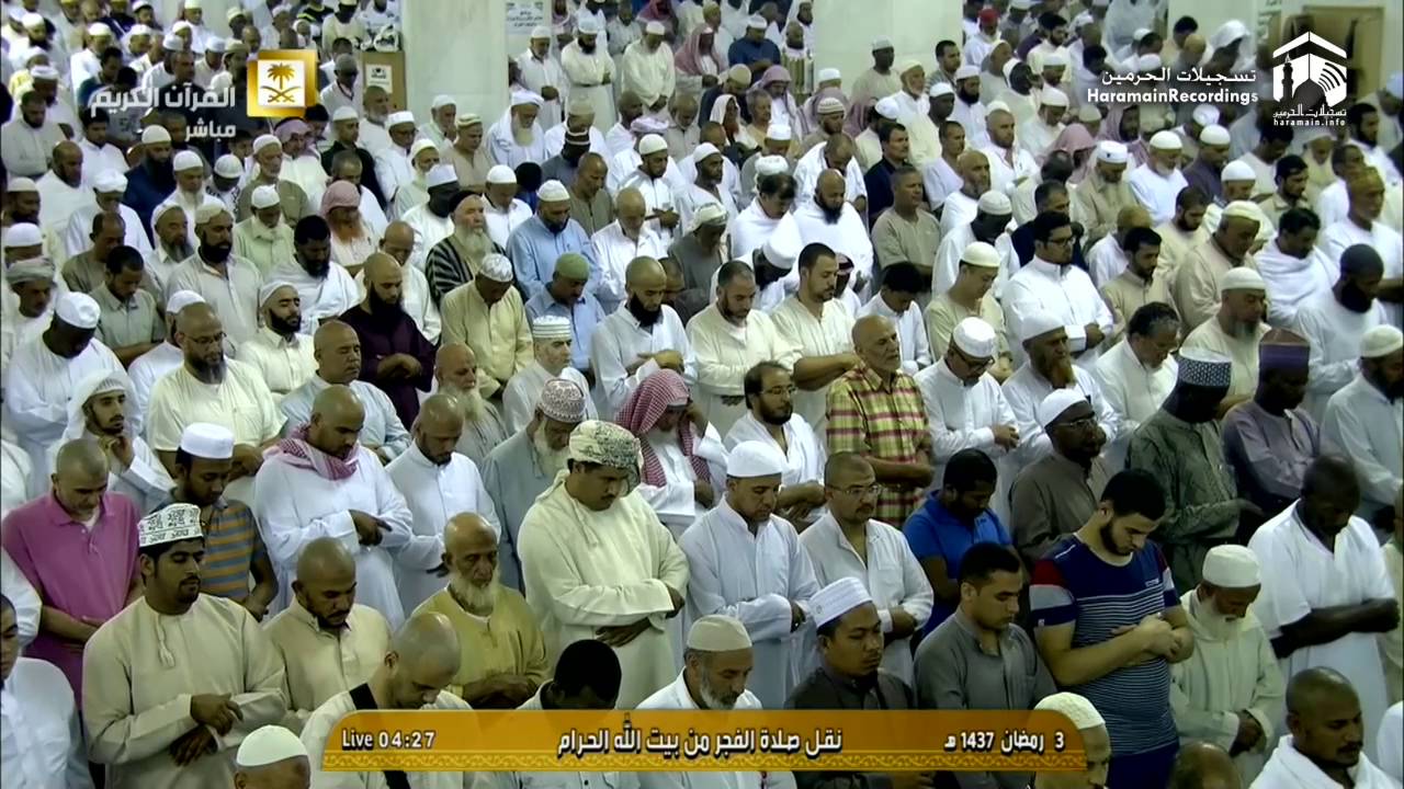 3rd Ramadan 1437 Makkah Fajr by Sheikh Humaid
