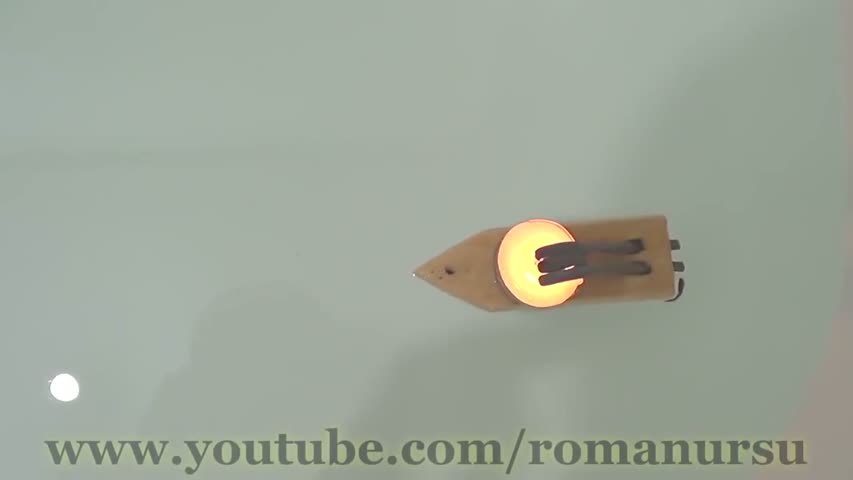How to Make a Steam Boat with a Candle
