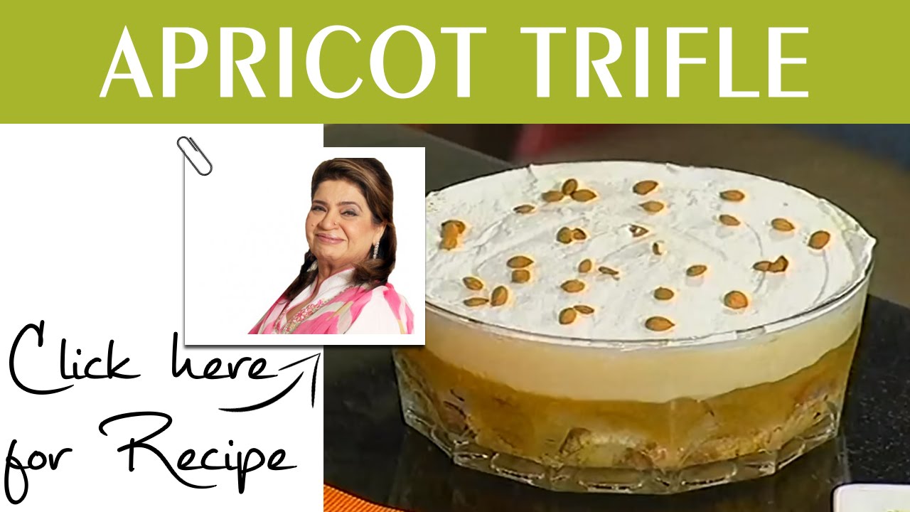 Masala Mornings Recipe Apricot Trifle by Chef Shireen Anwar Masala TV 21 September 2016