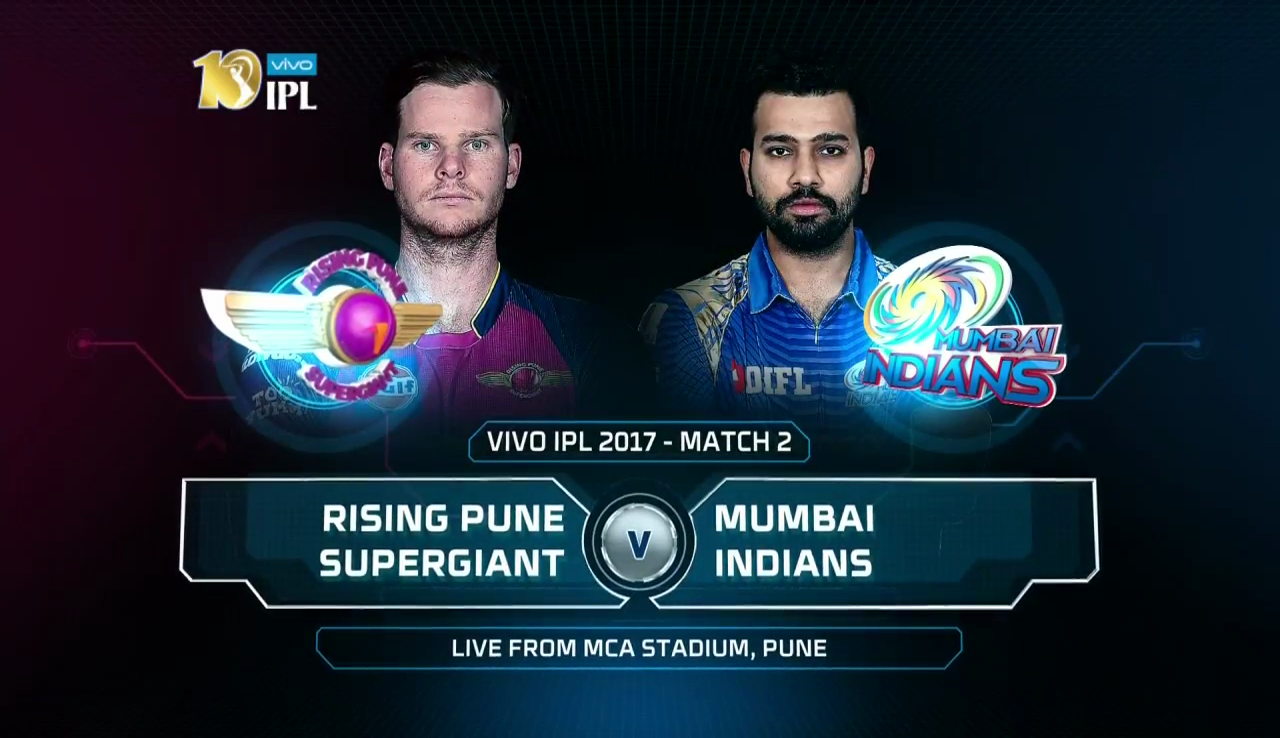 IPL 2017 2nd Match RPS vs MI Highlights 