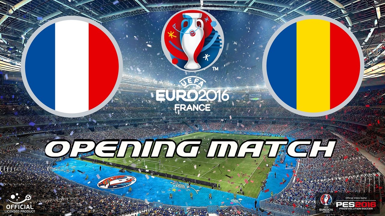 PES 2016 - EURO 2016 - Group A - France v Romania