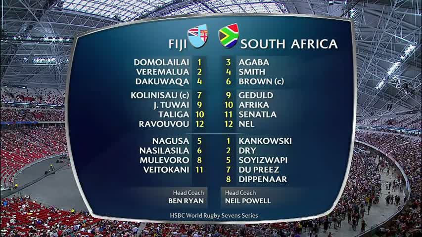 Fiji Vs South Africa Cup Semi Final Singapore 7s 2016 HD