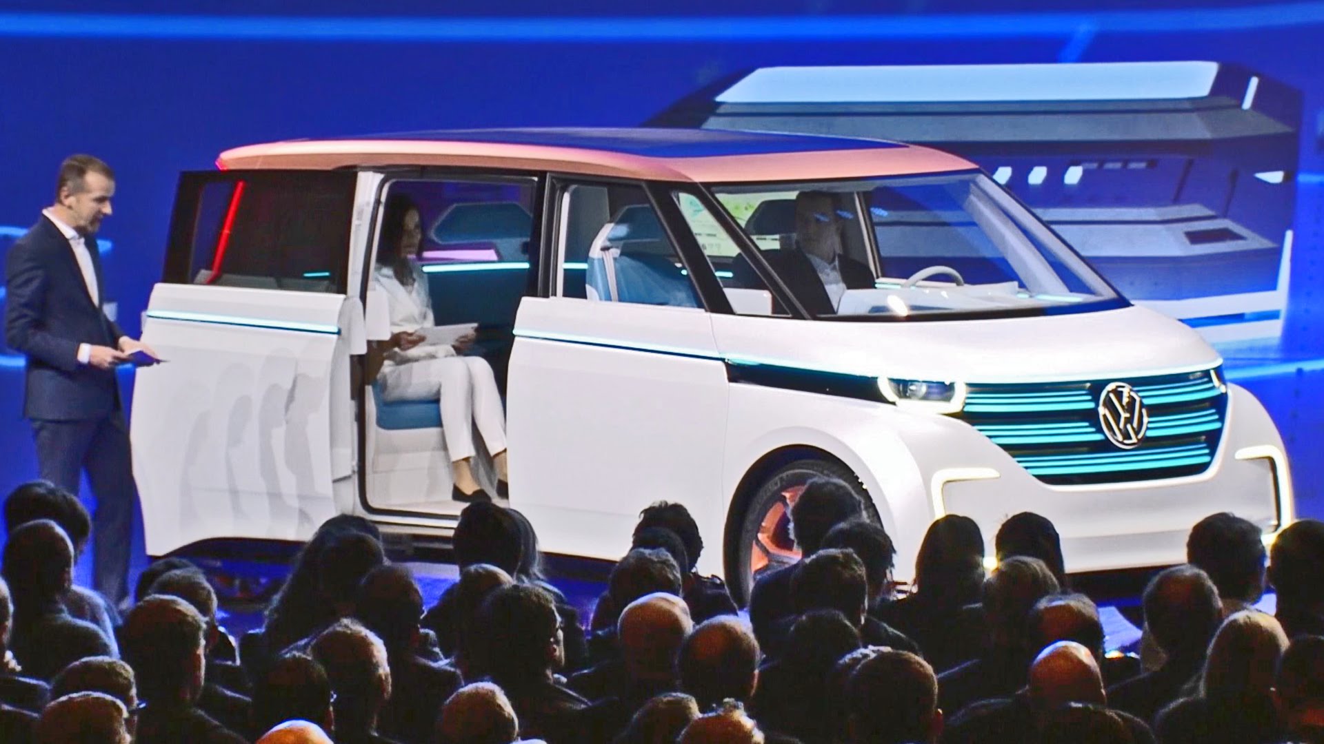 Volkswagen BUDD-e Concept World Premiere at CES 2016