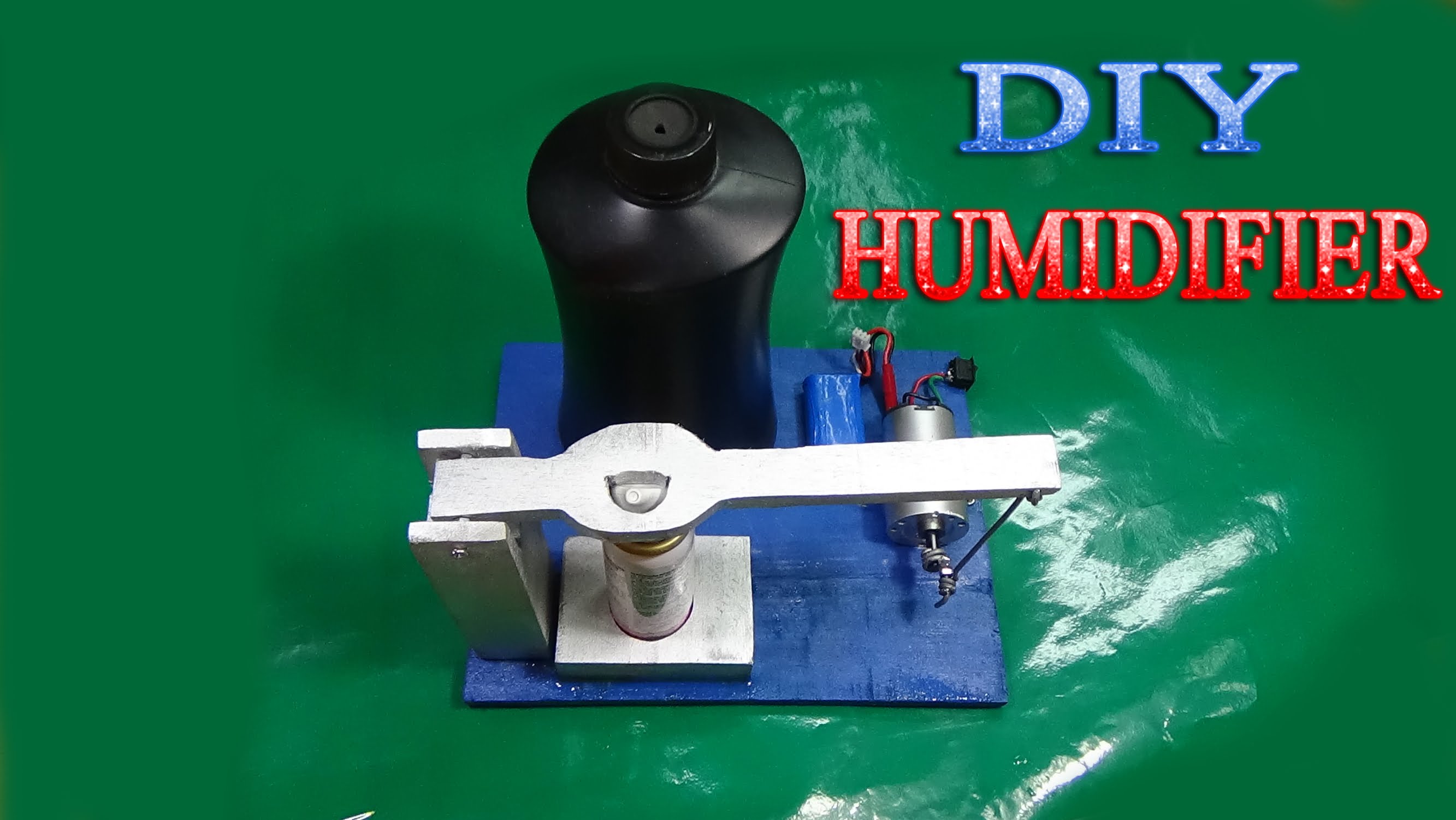 How to make humidifier from spray simple at home very fun