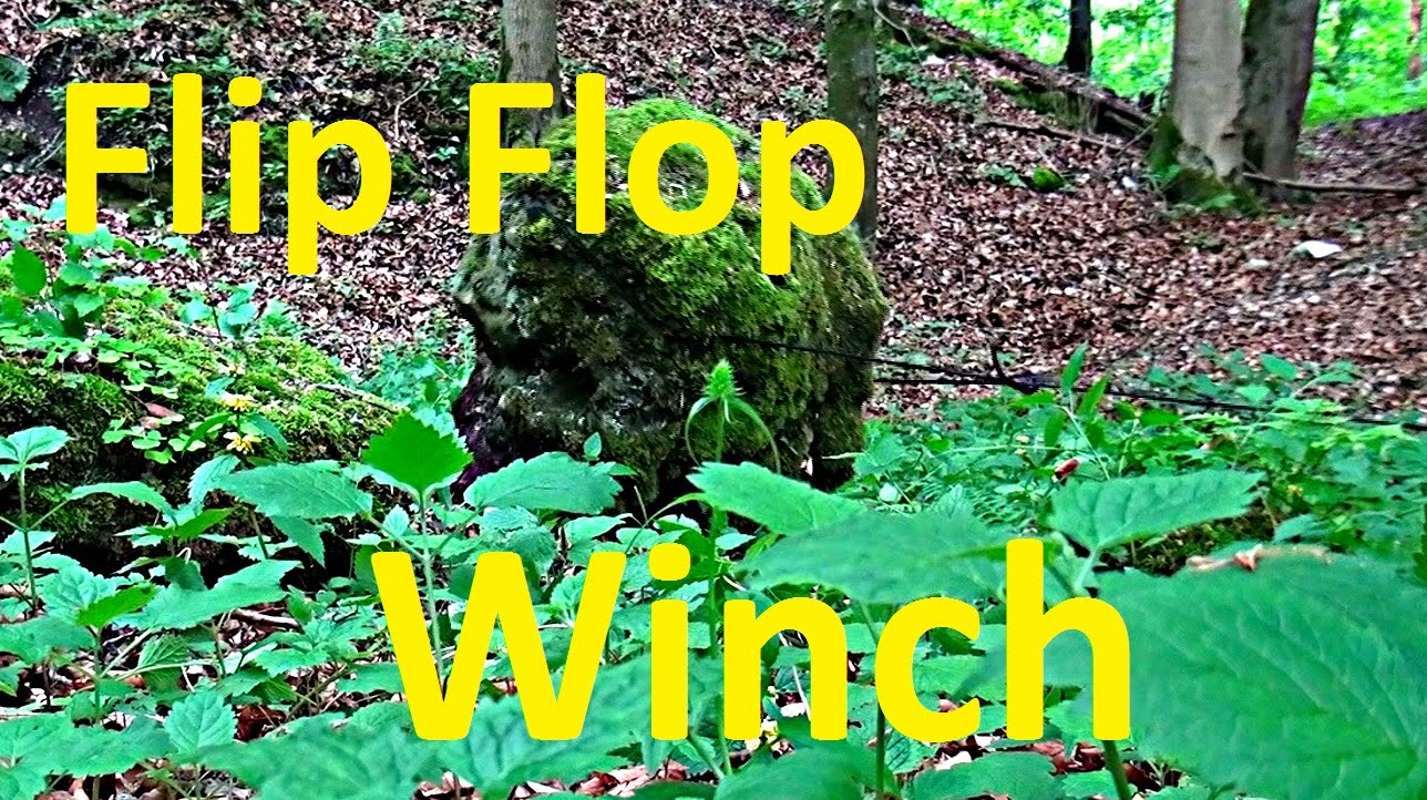 Moving Multi-Ton Objects using Primitive Technology - Flip Flop Winch - TinMan Bushcraft